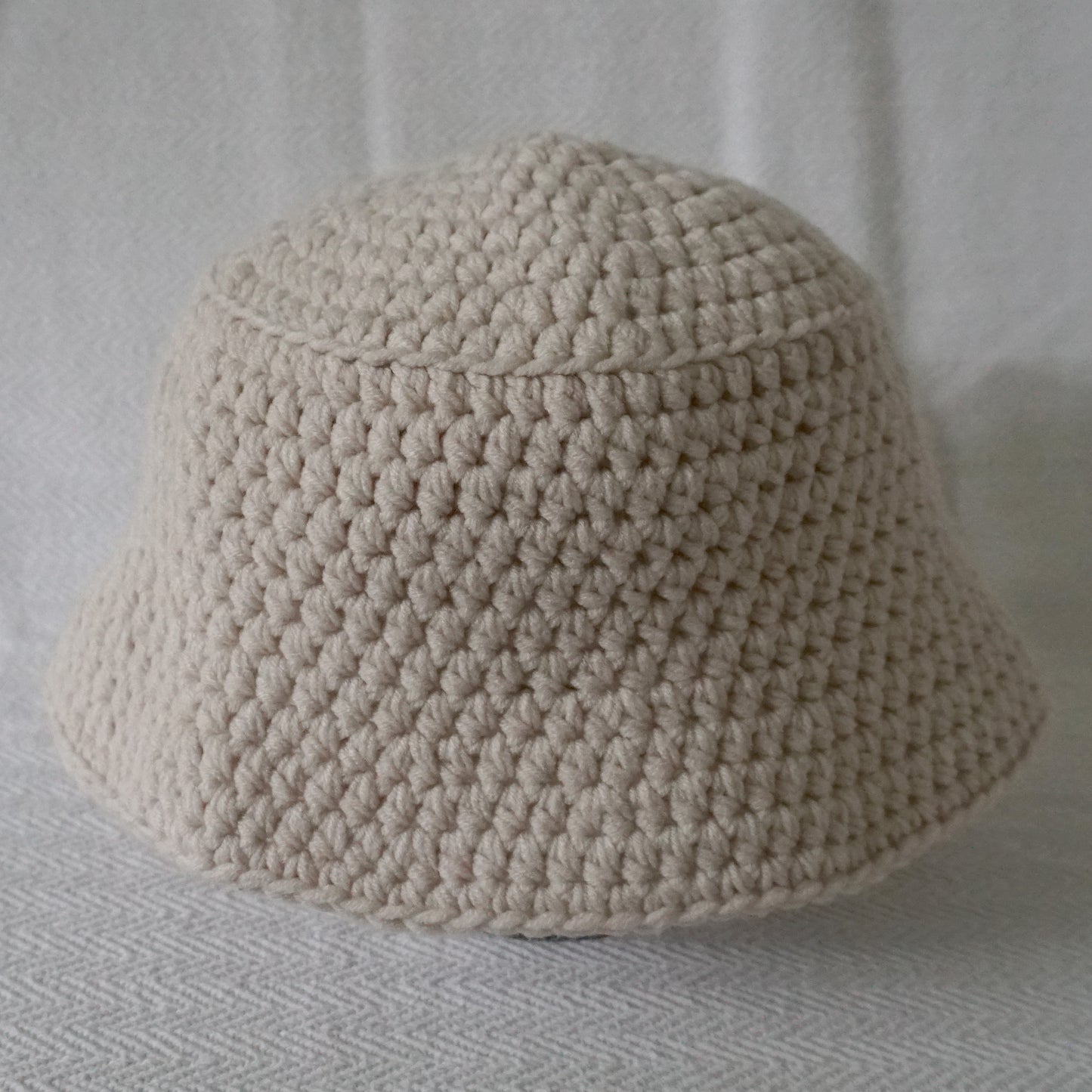 Neutral Tone Bucket Hat ( Latte)