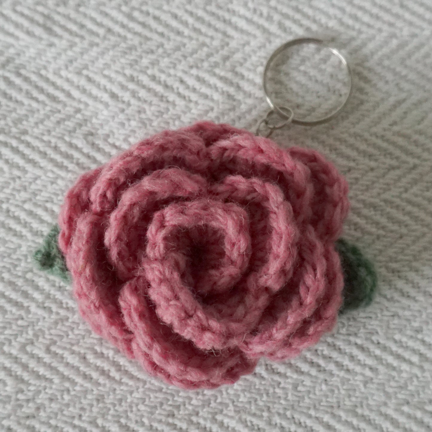 English Rose Keychain